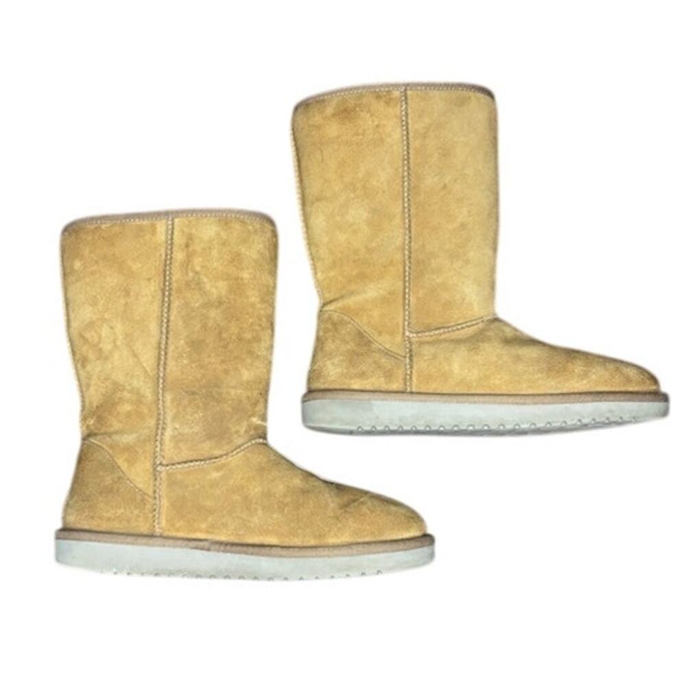 Koolaburra By UGG Classic Brown Suede Boots Women's 9 Winter Sherpa Lined - Picture 7 of 10